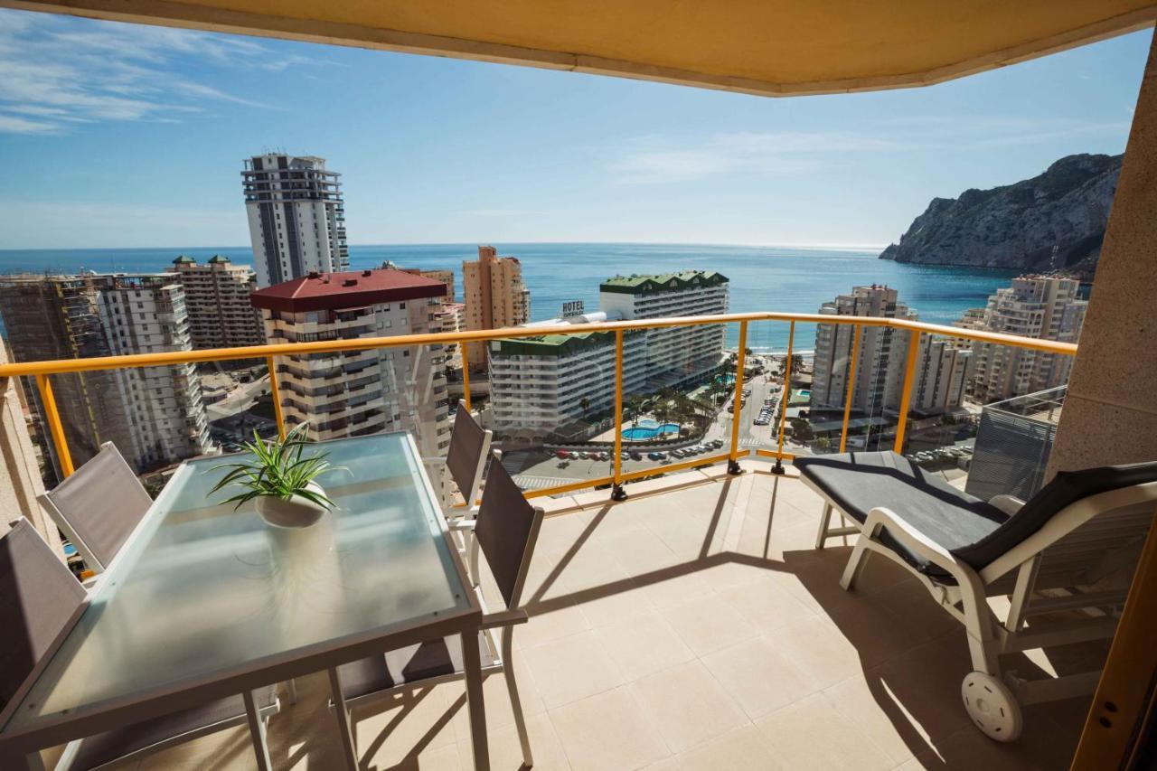 カルプEn La Playa. Planta 19. Vistas Espectaculares. 2 Terrazas.アパートメント エクステリア 写真