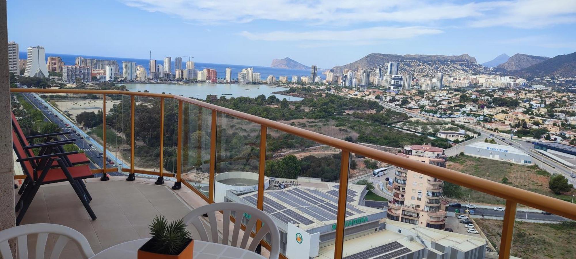 カルプEn La Playa. Planta 19. Vistas Espectaculares. 2 Terrazas.アパートメント エクステリア 写真